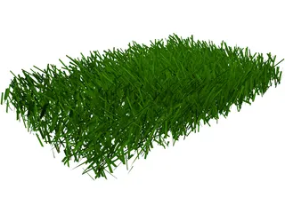 Grass Block 3D Model