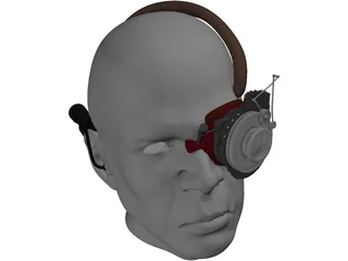 Optacon Head Model 3D Model