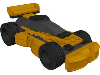 Lego Racer 3D Model