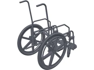 Wheelchair Chassis 3D Model