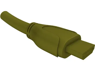 HDMI Plug 3D Model