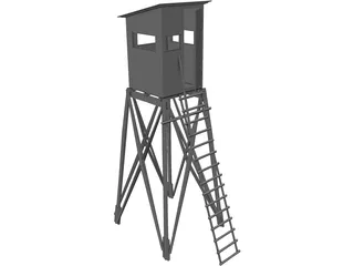 Hunting Blind 3D Model