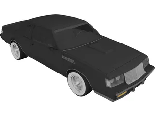 Buick Regal GNX (1987) 3D Model