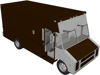 UPS Step Van 3D Model