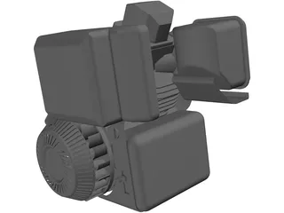 Engine Briggs&Stratton Baja 3D Model