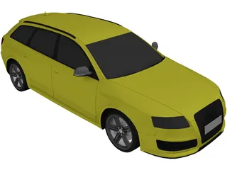 Audi RS6 Avant (2009) 3D Model