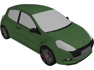 Renault Clio Sport 3D Model