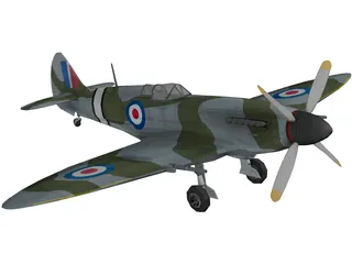 Supermarine Spitfire 3D Model