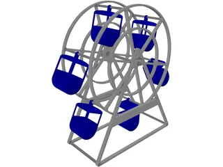 Ferris Wheel 3D Model