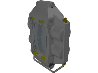 Brake Caliper 3D Model