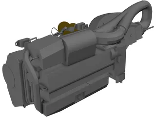 Volvo IPS 750 Engine 3D Model