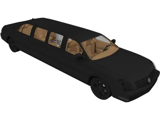 Cadillac Limo (2007) 3D Model