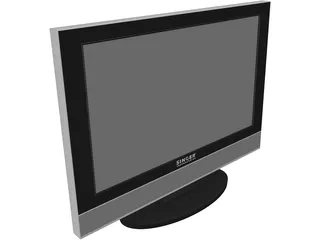 Plasma TV 3D Model