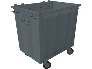 Trash Bins 1000 lt 3D Model