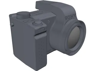 Sony DSC-H5 Camera 3D Model