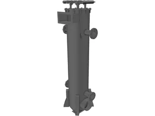 Biomass Heat Exchanger 3D Model