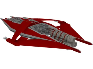 Narn Heavy Cruiser 3D Model