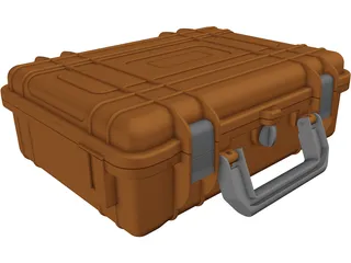 Hard Shell Pelican Camera Storage Case 3D Model