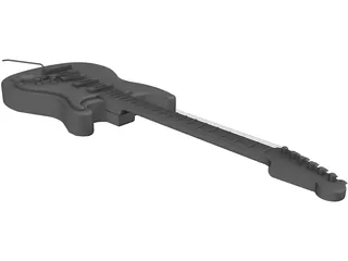 Guitar Electric 3D Model