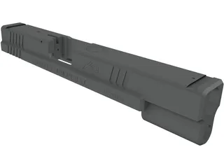 Springfield XD Tactical Slide 3D Model