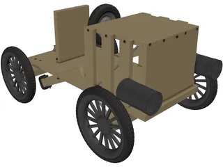 Soap Box Derby Car 3D Model