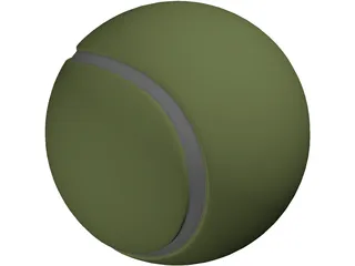 Tennis Ball 3D Model