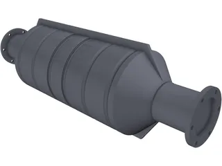 Catalytic Converter 3D Model