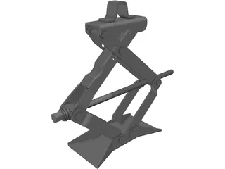 Car Floor Jack 3D Model