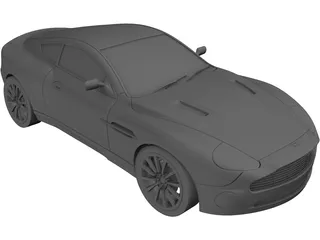 Aston Martin Vanquish (2008) 3D Model