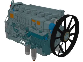 Engine 3D Model