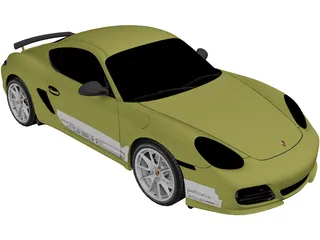 Porsche Cayman R (2011) 3D Model