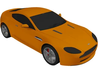 Aston Martin Vantage V8 3D Model