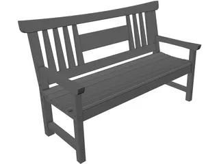 Bench 3D Model