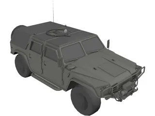 Light Tactical Vehicle 3D Model