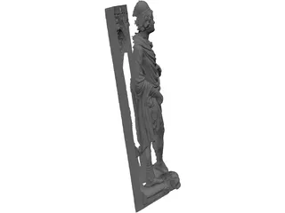 Classical Statue 3D Model