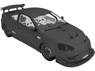 Honda Integra Mugen (2002) 3D Model