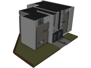 Little Hospital Building 3D Model