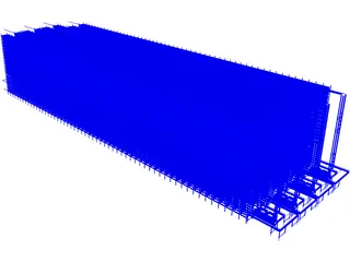 Automated Storage and Retreval System 3D Model