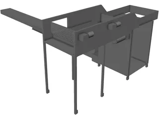 Top Load Palletizer 3D Model