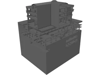 James Farley Post Office 3D Model