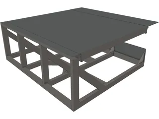 Leveling Platform 3D Model