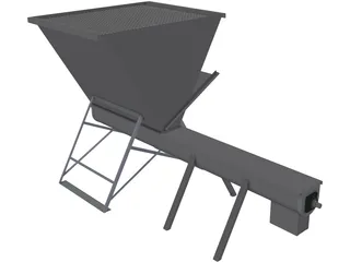 Grain Feeder 3D Model