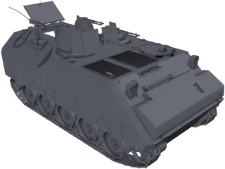 K200 Armored Car 3D Model