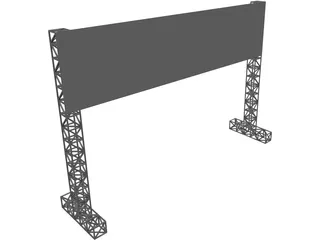 Big Board Gate 3D Model