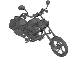 Harley-Davidson 3D Model