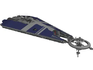 Babylon 5 Narn Military Base 10 3D Model