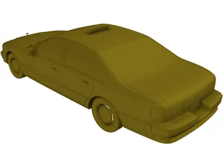 Taxi USA 3D Model