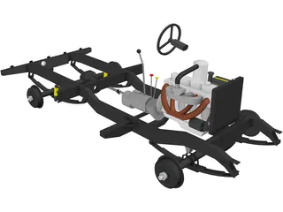 Chassis Land Rover 3D Model