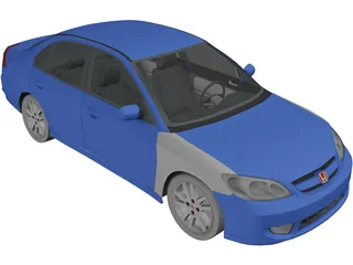 Honda Civic (2005) 3D Model