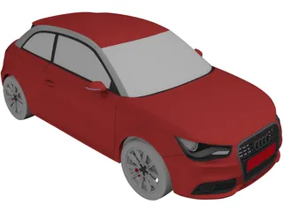 Audi A1 (2011) 3D Model